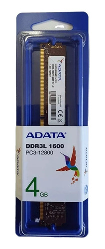 Memoria Ddr3 4gb 1600mhz Pc Adata Cpu 1.35v Ddr3l