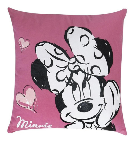 Cojín Decorativo Minnie Mouse Disney Tesso Con Cierre