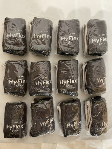 12 Pair Ansell Hyflex 11-840 Size 5 (2xs) Gloves Ext Ccy