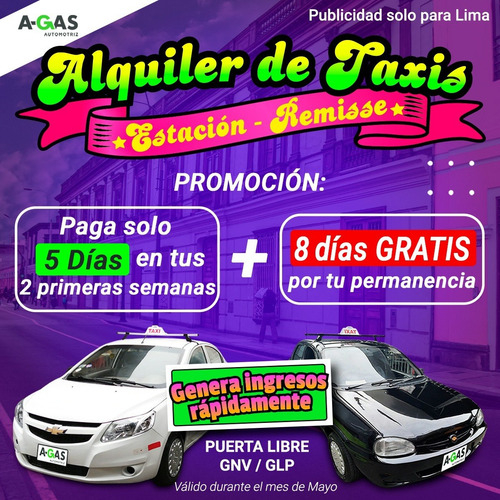 Alquiler De Taxis Estacion - Remisse - Particulares - Lima