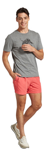 Short Devré Liso Coral Hombre 07d038