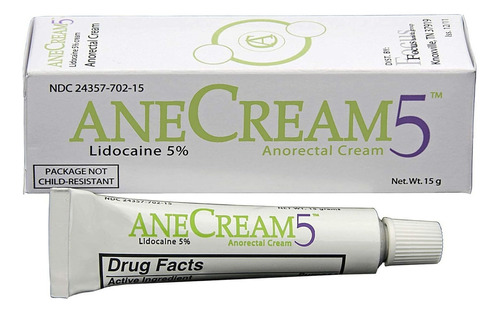 Pomada Anecream Americana Anestheticc Creme Eye 5% Lidocain 