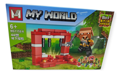 Bloques Para Armar Minecraf My World Setx8 334 Minecraf