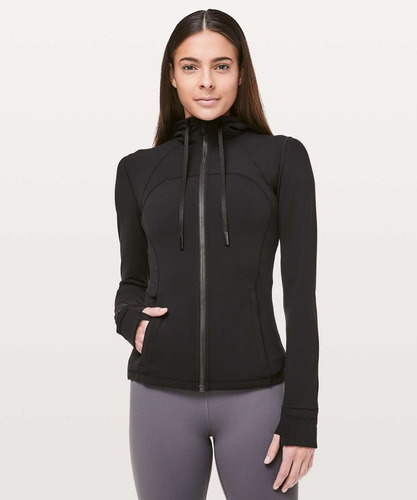 Sudadera Deportiva Nulu Mujer Negro Lululemon + Gift Set Msi