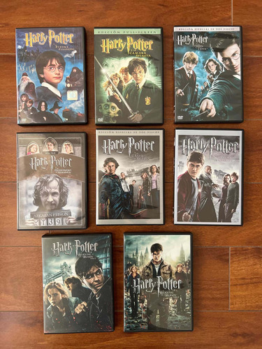 Colección 8 Discos Dvd Harry Potter Originales 