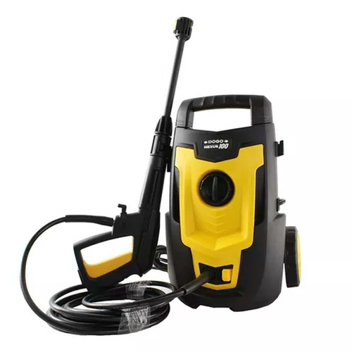 Hidrolavadora eléctrica Dogo Nexus 100 amarillo y negro de 1400W con 100bar de presión máxima 220V