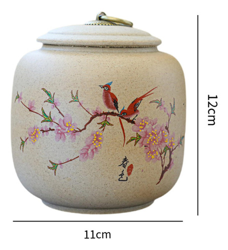 Contenedor De Té De Cerámica, Tarro De Té Hermético,