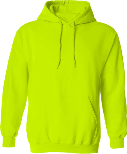 Sudadera Capucha/cangurera 50-50 Color Amarillo Neón Unisex