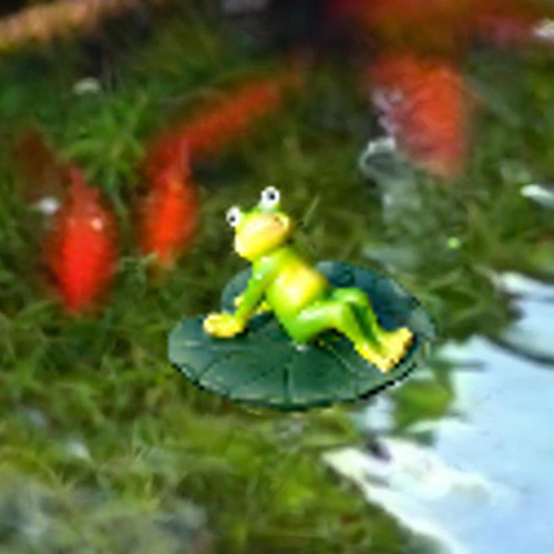 Estatua De Rana Flotante De Agua Estatua De Estilo B