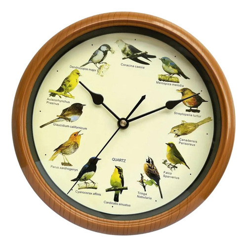 Reloj De Pared De Pájaro Minimalista Silencioso Que Reloj ,