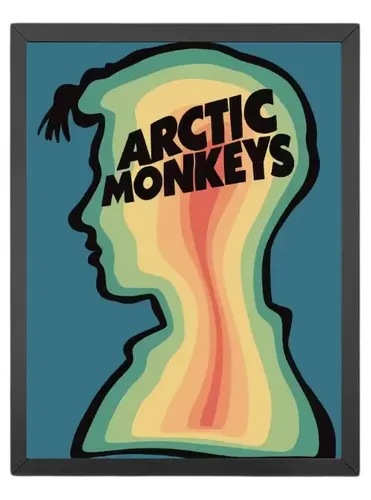 Quadro Decorativo Poster Banda Arctic Monkeys Arte A3