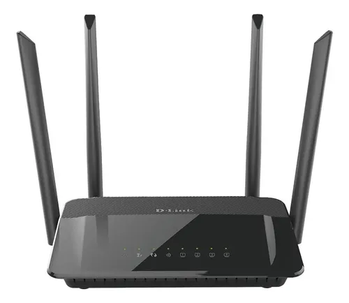 D Link Red Router Router D-Link negro | Cuotas sin interés