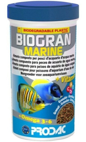Ração Prodac Biogran Marine 35g Peixes De Água Salgada
