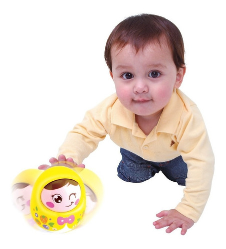 Mamushka Muñeco Balancin 20 Cm Para Bebe El Duende Azul Full