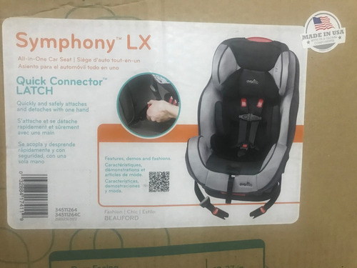 Butaca Para Auto Bebe Symphony Lx 0 A 50 Kg