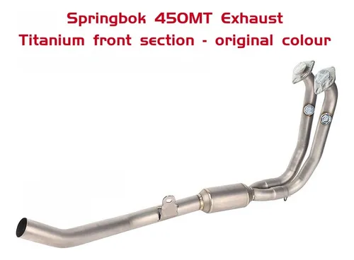 Silenciador De Escape Moto Para Cfmoto 450mt Titanium Alloy
