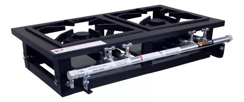 Fogão Industrial Mesa 2 Bocas Baixa Pressão Queimador Duplo