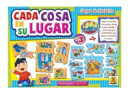 Juego De Mesa Didáctico Educ. Cada Cosa En Su Lugar Implas