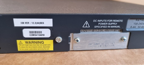 Switch Cisco Ws-c2960-24pc-l Catalyst (Usado)