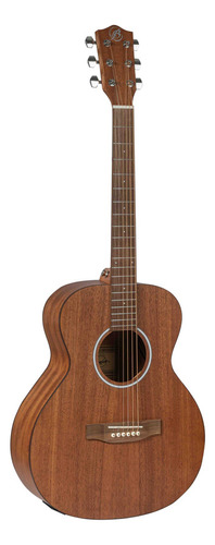Guitarra Zurda Electroacustica Bamboo Vision Mahogany 38 Con Funda Alcochada