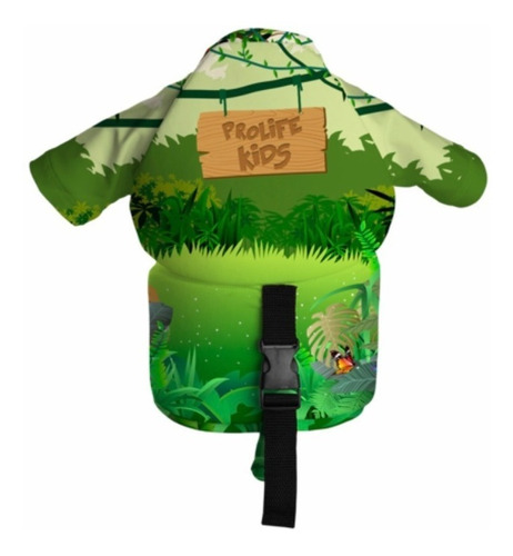 Colete Flutuador Com Camiseta Proteção Solar Embutida Infant