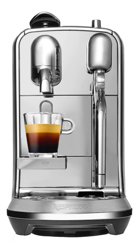 Cafetera Nespresso Creatista plus J520 automática stainless steel para cápsulas monodosis y expreso 220V - 240V