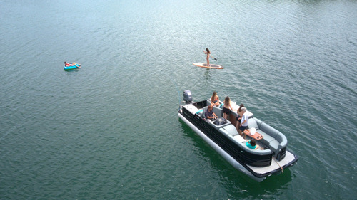 Lancha Ventura Pontoon 250 Zero V-cat Solara Fluvimar Vcat