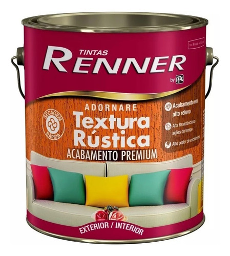 Pintura Textura Adornare Rustica Blanco 14lt Renner Davinci