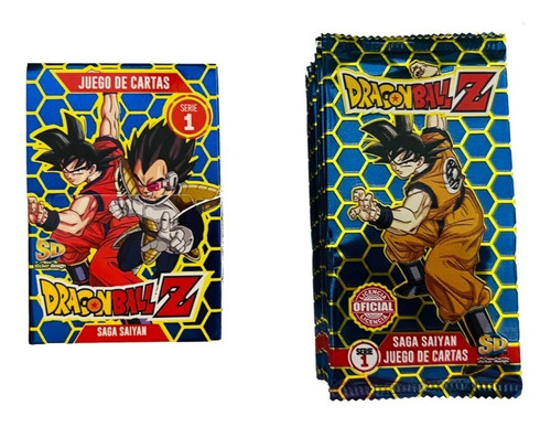 Dragon Ball Z Mazo De Cartas Serie 1 + 20 Sobres-saga Saiyan