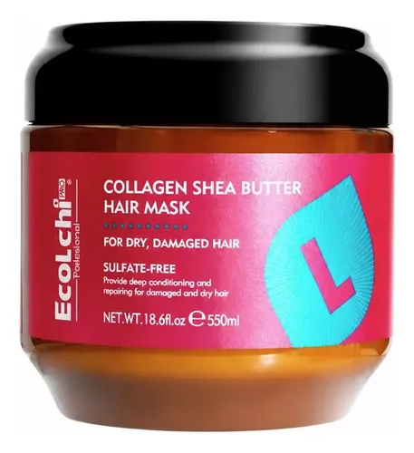 Ecolchi Collagen Shea Butter Máscara Capilar 550ml