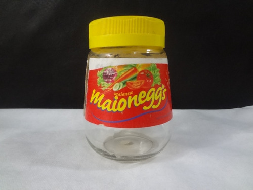 Pote De Maionese Antigo Com Rotulo Maionegg S (Usado)