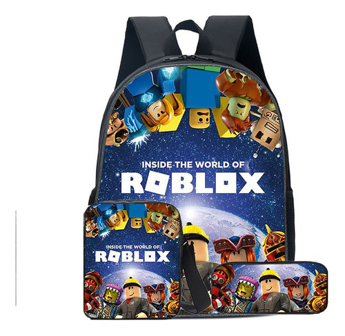 Mochila De 3 Piezas Roblox Impresa 3d