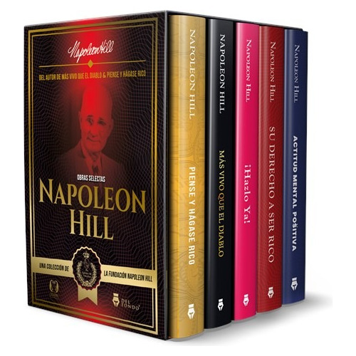 Colección Obras Selectas Napoleon Hill - Box Set 5 Tomos