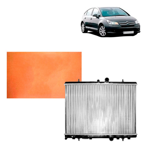 Radiador Motor Panel Tipo Original Para Citroën C4 06 - 08
