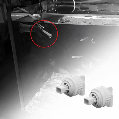 2 Conectores De Boquilla De De Pato Para , Blanco