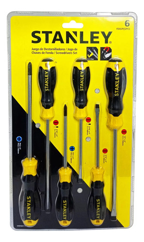 Juego De Destornilladores De 6pcs Stmt66672-840 Stanley