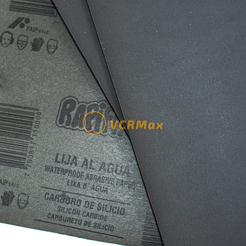 Imagen 7 de 10 de Lija Al Agua Grano 2000 Carburo De Silicio Pack X10