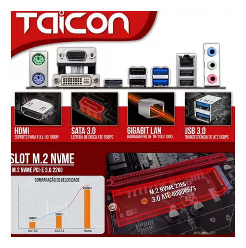 Kit Upgrade Intel Core I5 7 Ger Placa B250 Memória 16gb Ddr4