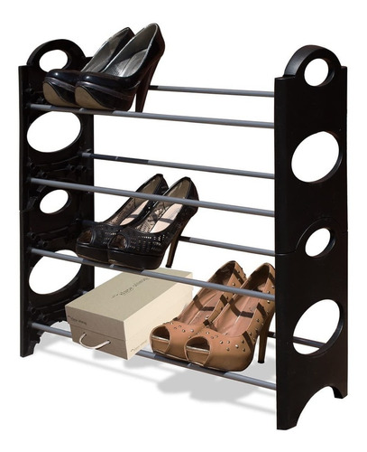 Organizador De Zapatos, 4 Estantes, Zapatero Botinero
