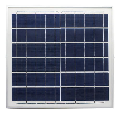 Refletor Solar Led Holofote 500w Carcaça Preto Luz Branco-frio