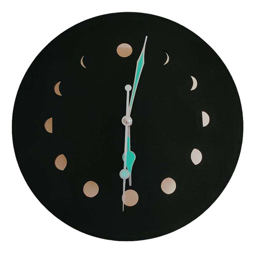 3d Moderno Diy Reloj De Pared Reloj Silencioso Negro