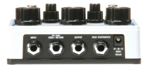 Pedal De Efeito Para Guitarra Dod Rubberneck Delay Analogico Cor Branco