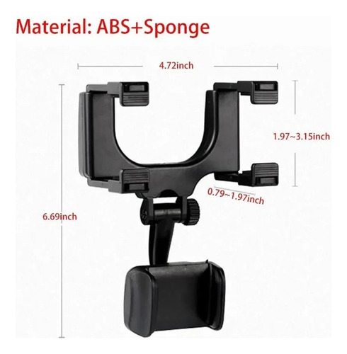 Soporte De Celular Para Espejo Retrovisor Automóvil Sop-1038