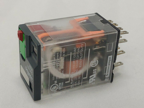Schneider Rxm4ab2p7 Miniature Relay 230v Ac 6a 4co W/led Oac