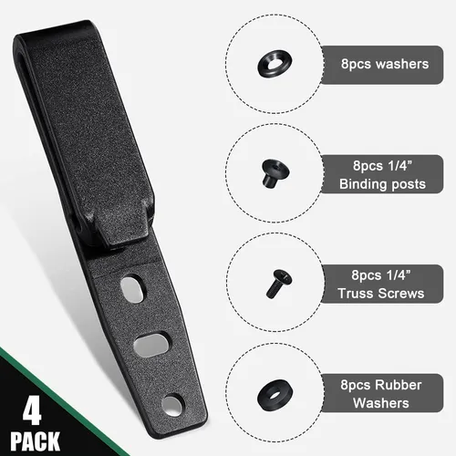 Clips De Seguridad Para Pistola, Facilmente Adaptable