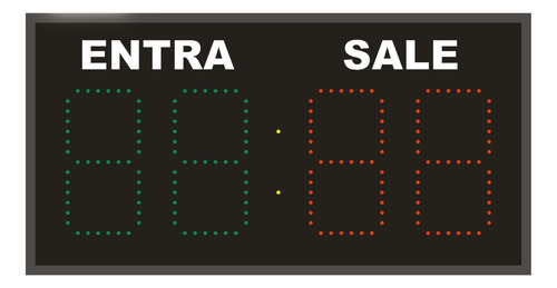 Tablero Led Cambio De Jugador Y Tiempo Adicional Doble Cara