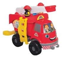 Comprar Camión De Bomberos Juguete Grande Con Sonido Y Muñecos