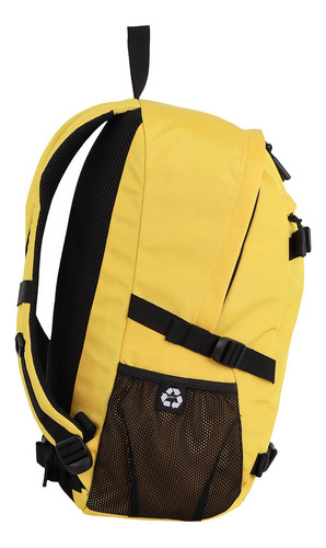 Mochila Nat Geo N22080, Slot Canyon 25 L, 100% Poliéster Reciclado Color Amarillo Diseño De La Tela Lisa