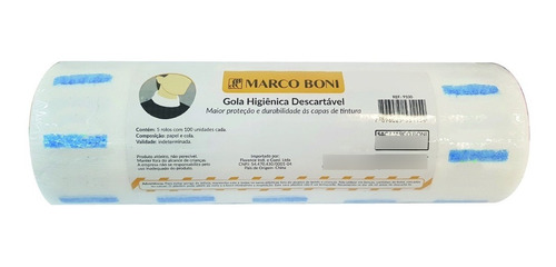 Kit 25 Golas Higiênicas Descartáveis Rolo Com 100 Unidades