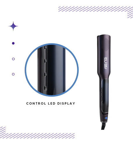Planchita De Pelo Eurobeauty Eb-hs11i Púrpura
